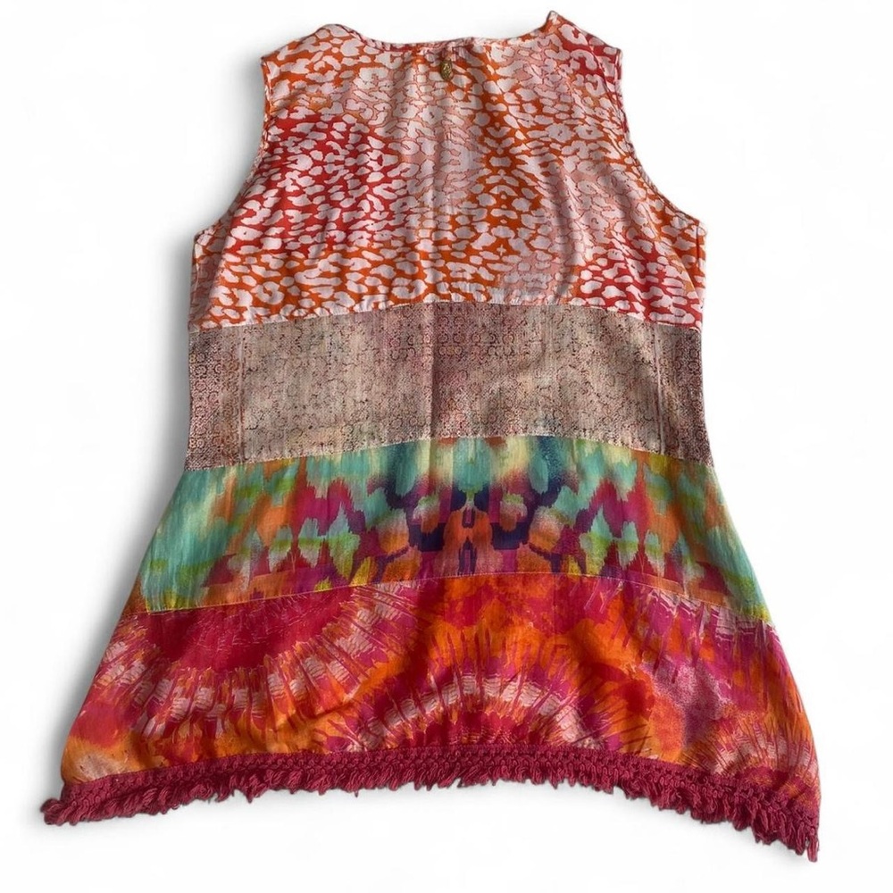 Ruby Yaya Embroidered Patchwork Boho Tunic Top - … - image 3